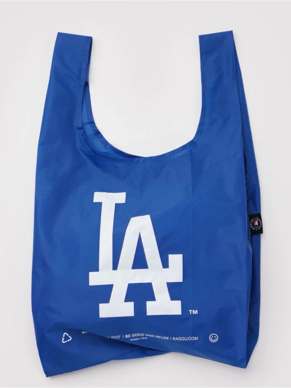 BAGGU Royal Blue LA Logo Reusable Tote